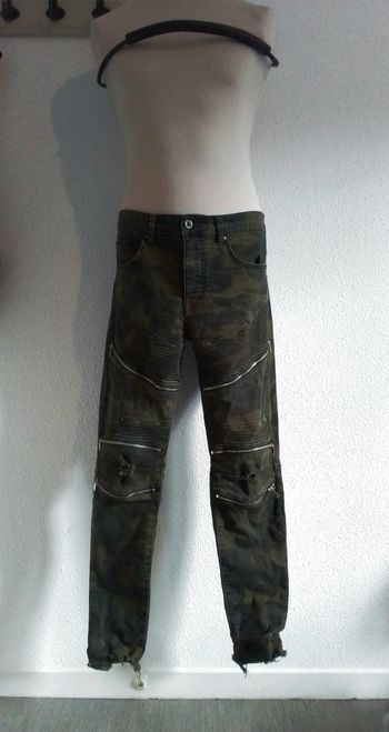 Pantalon militaire style street wear / rock / metal / techno / futuriste