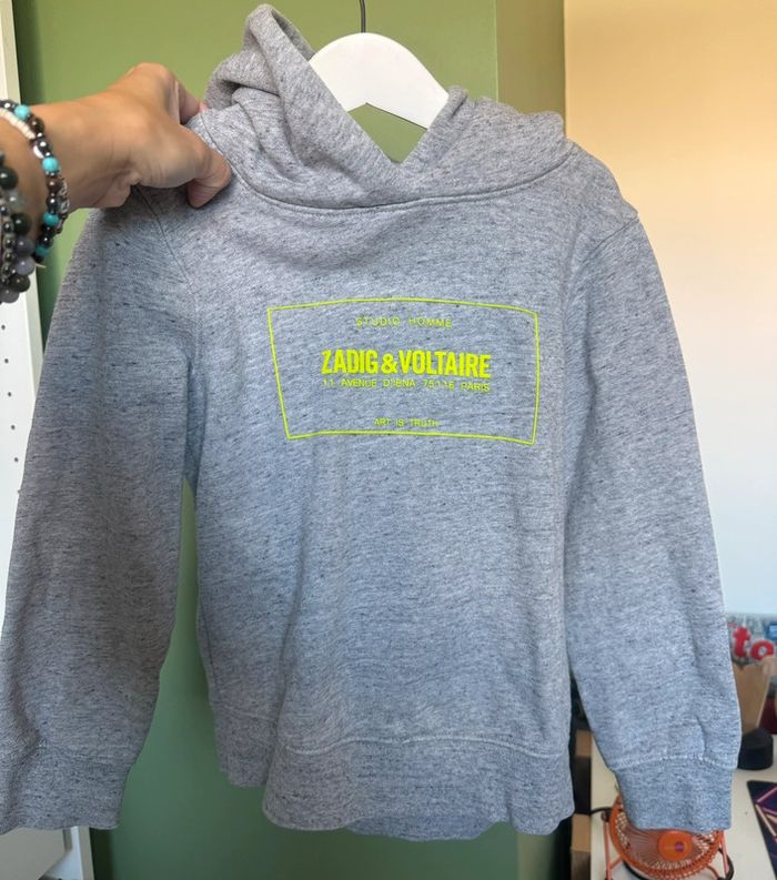 Sweat Zadig et Voltaire 5/6 ans