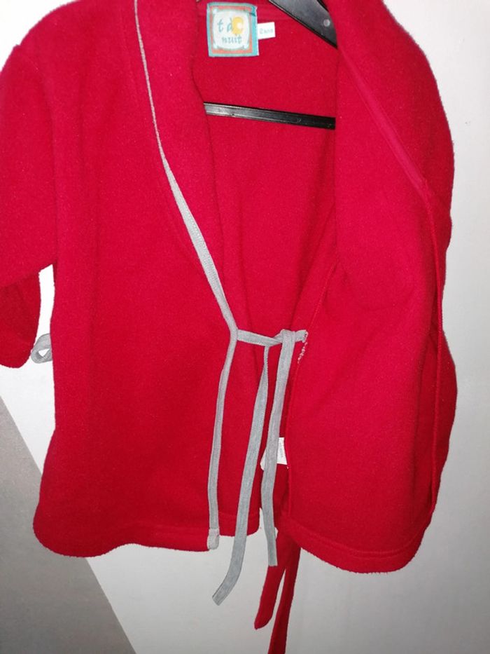 Peignoir rouge d'hiver 2ans - photo numéro 2