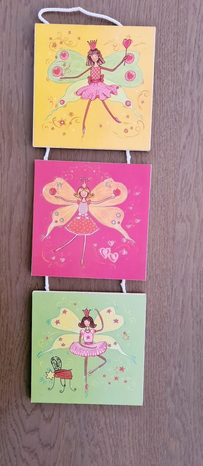 Lot de 3 cadres fée en très bon état