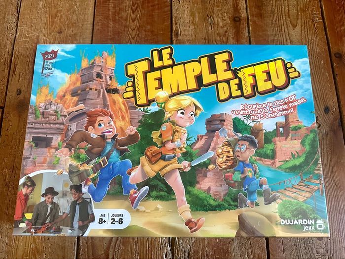 NEUF sous blister Le Temple de Feu jeu société Grand prix jouet 2021 Dujardin