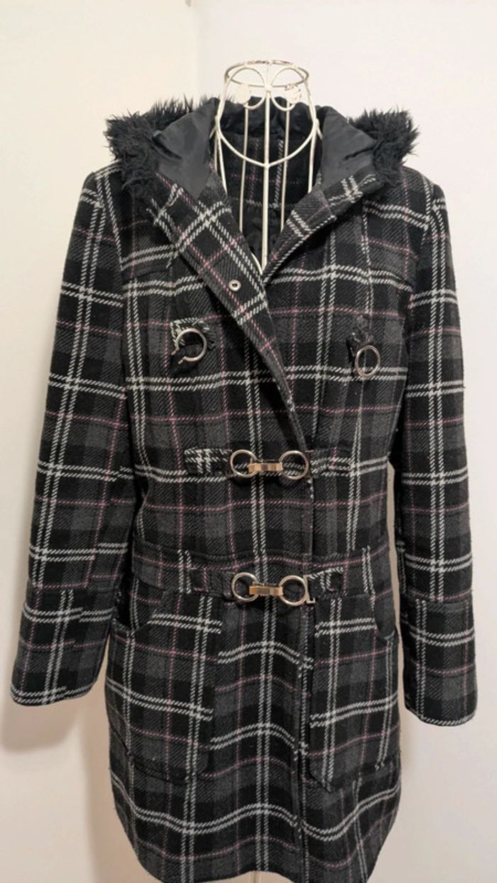 Manteau Duffle-coat long à capuche 40/42 - photo numéro 4