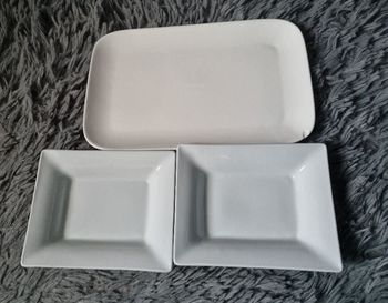 Lot 3 plats à apéritif