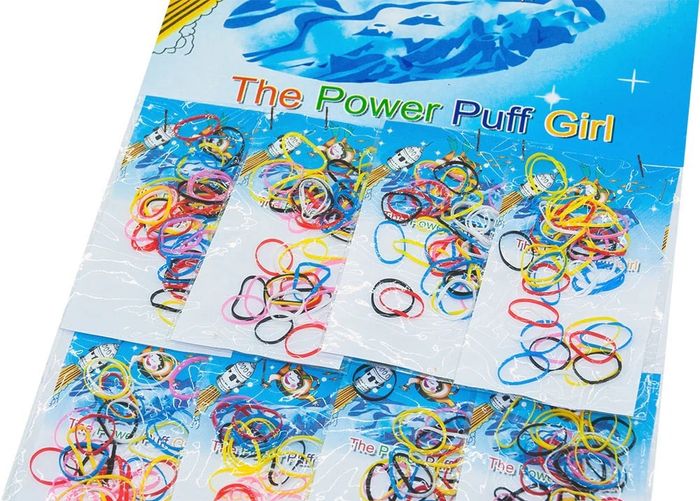 x600 Elastique pour cheveux Multicouleurs "The power puff girl - photo numéro 2