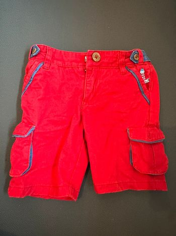 Short rouge garçon 3 ans Sergent Major