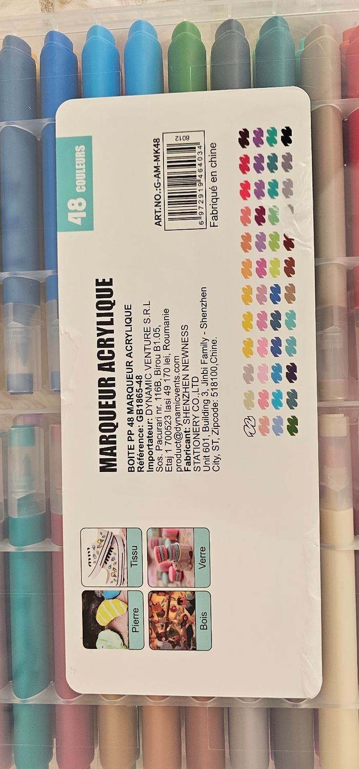 Lot de 48 marqueurs acrylique Neufs - photo numéro 8