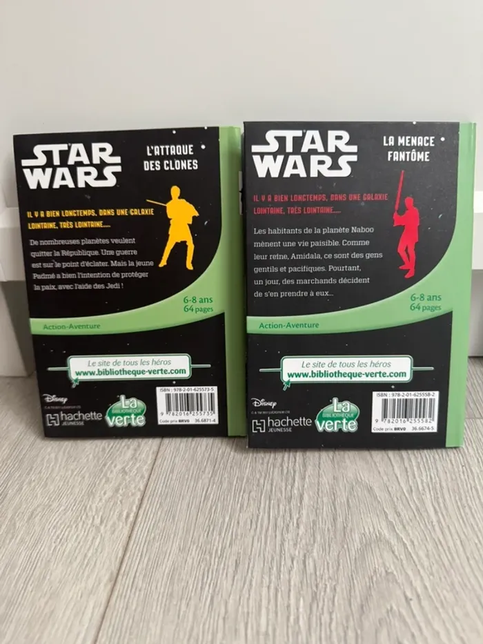 Lot de 2 livres Star Wars – Bibliothèque Verte (6-8 ans) - photo numéro 2
