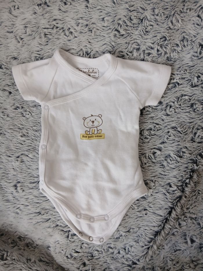 Naissance/1 mois: 3 Bodys *manches longues, courtes,sans manches - photo numéro 7