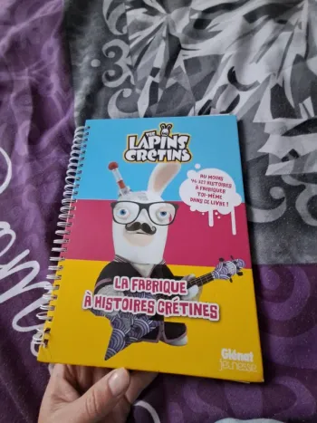 Livre enfants lapin cretin
