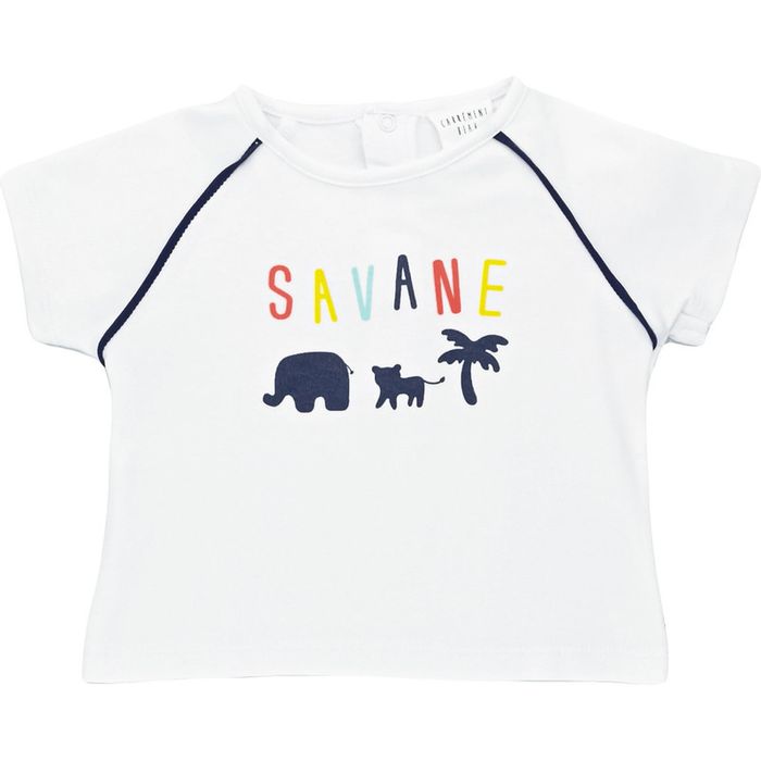 T-Shirt à manches courtes 9 mois en coton Carrément Beau