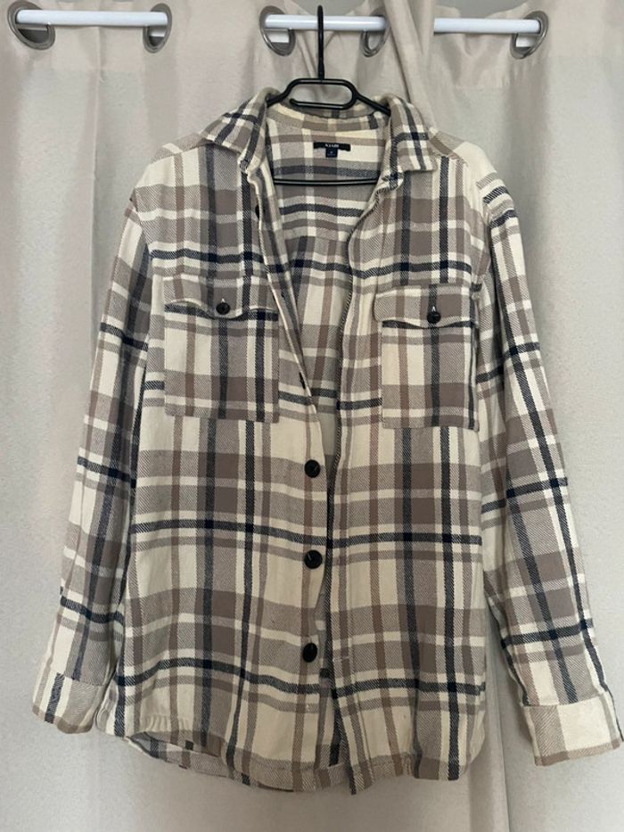 Veste à carreaux homme