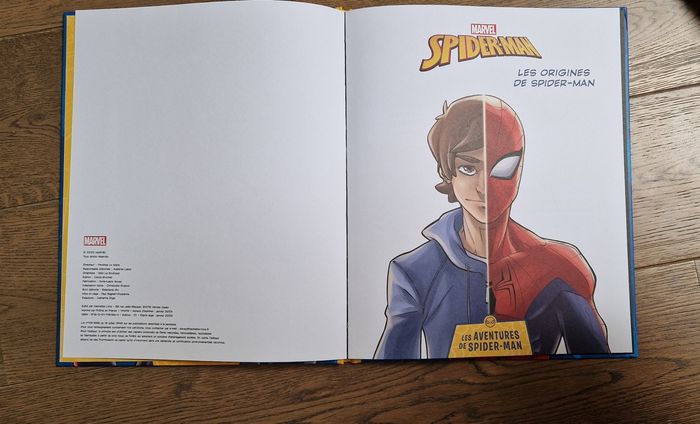 Livre les aventures de Spider-Man : les origines de Spider-Man - photo numéro 3