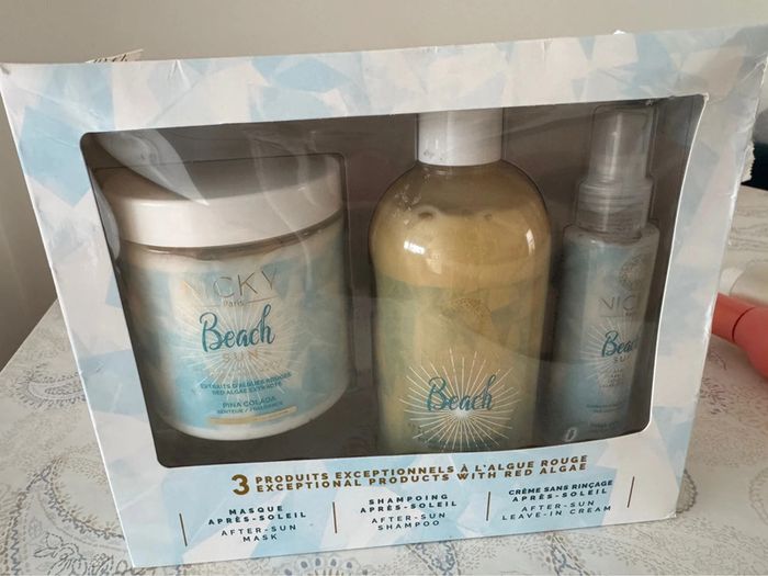 Shampooing & soin & protecteur plage et soleil