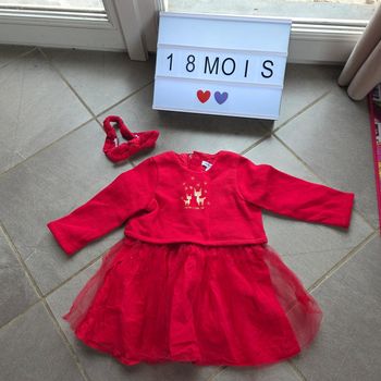 Robe de Noël 18 mois