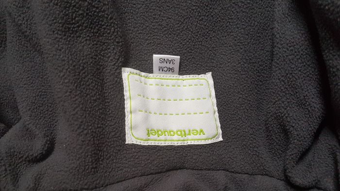 Manteau à capuche hiver garçon 3 ans kaki Vert Baudet - photo numéro 3