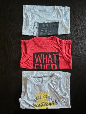 Lot de 3 débardeurs en 4 ans