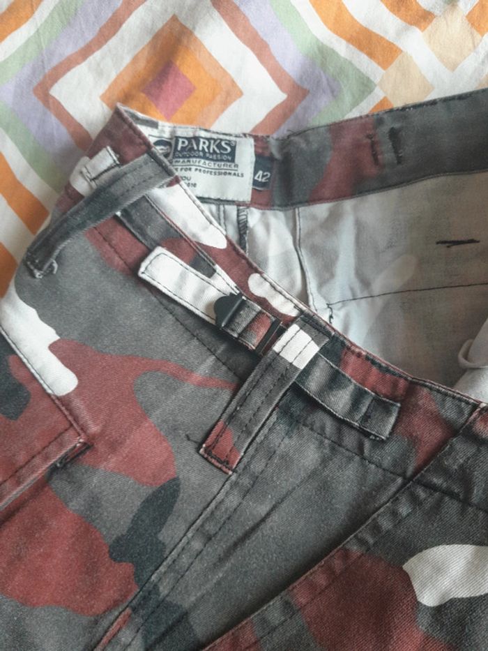 Pantalon treillis militaire park's bordeaux 42 - photo numéro 6