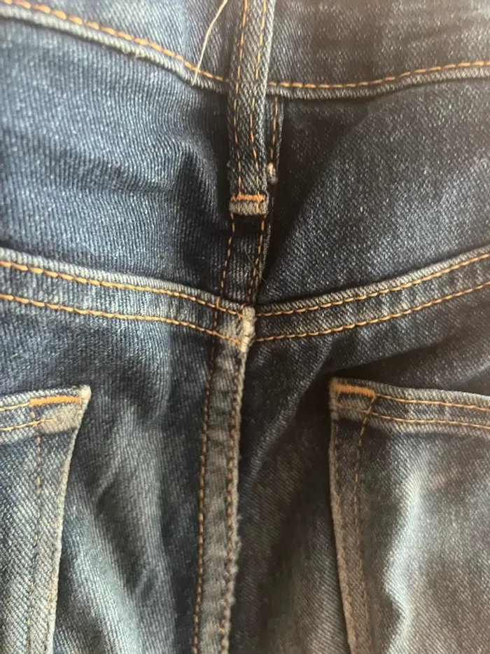 Jean taille haute bleu foncé - photo numéro 4