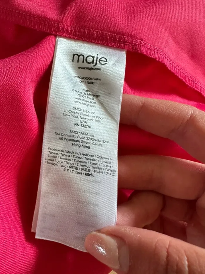 Blouse Maje rose taille 38 - photo numéro 9