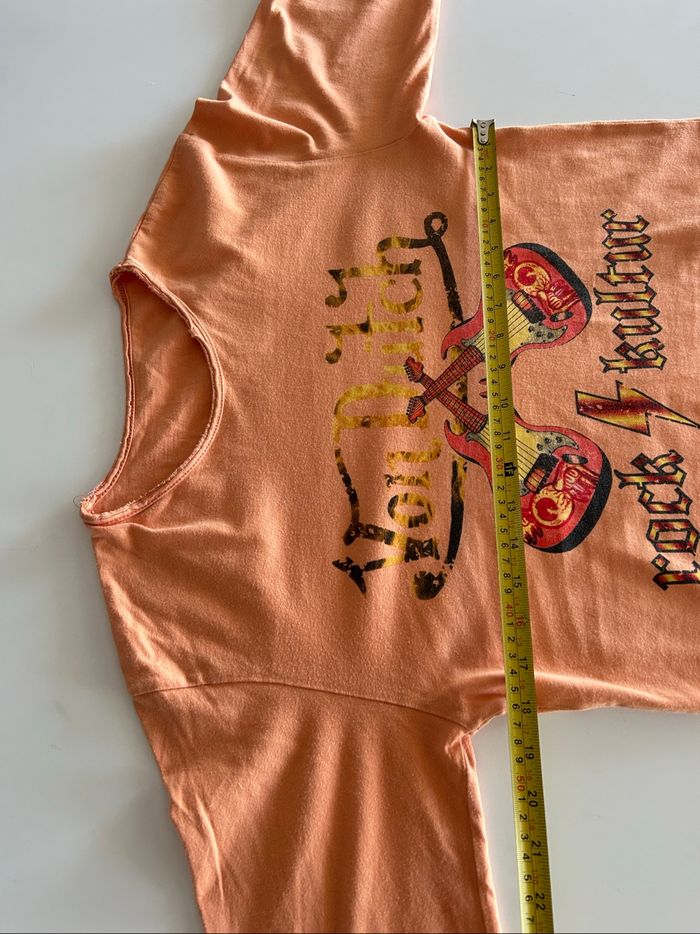 Tee Shirt Manches Longues, Orange, Rock : Von Dutch, Taille : M - photo numéro 7