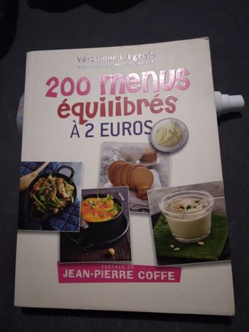 Livre "200 menus équilibrés à 2euros"