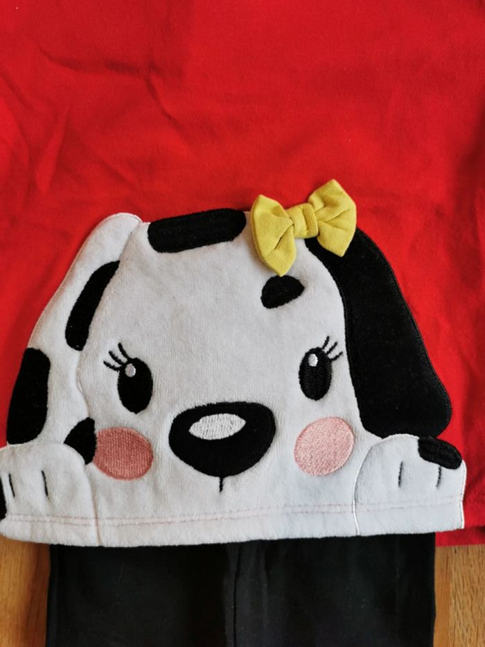 Ensemble tunique ML et legging noir 6 mois - photo numéro 4