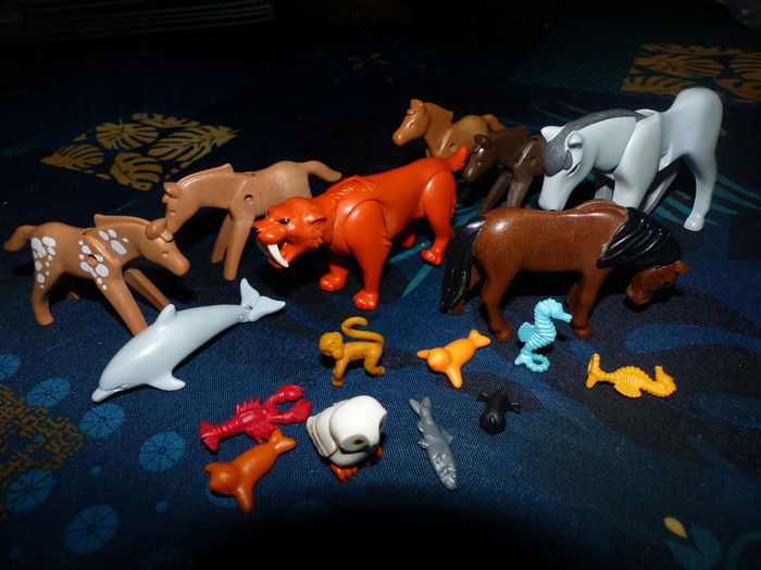 Playmobils lot animaux divers dont tigre dent de sabre - photo numéro 2