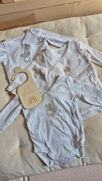 Lot de 3 bodies manches longues