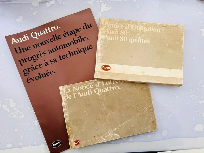 Notices d’utilisation Audi 80 Quattro