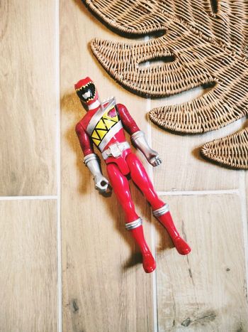 🙅 Power rangers Dino charge - Figurine 30cm du ranger rouge - marque Bandai