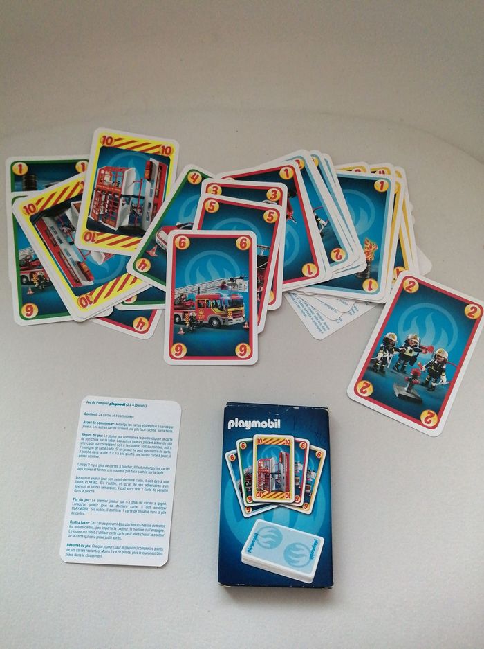 Lot de 5 petits jeux de cartes + stylo - photo numéro 2