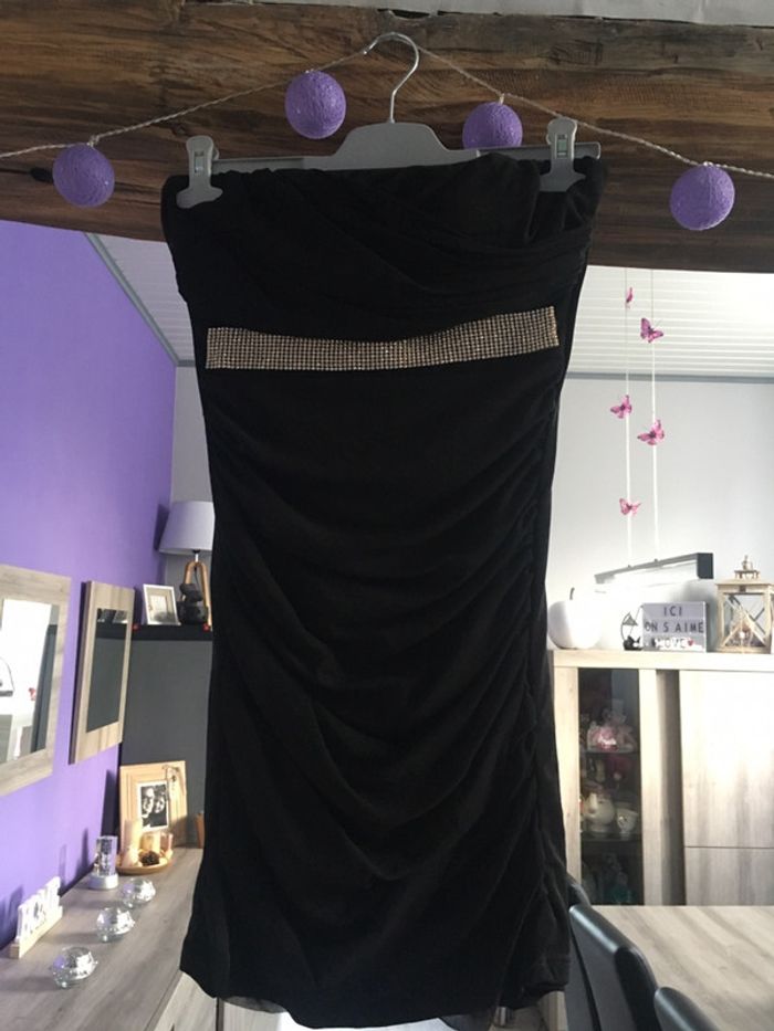 Robe Bustier Moulante Strass