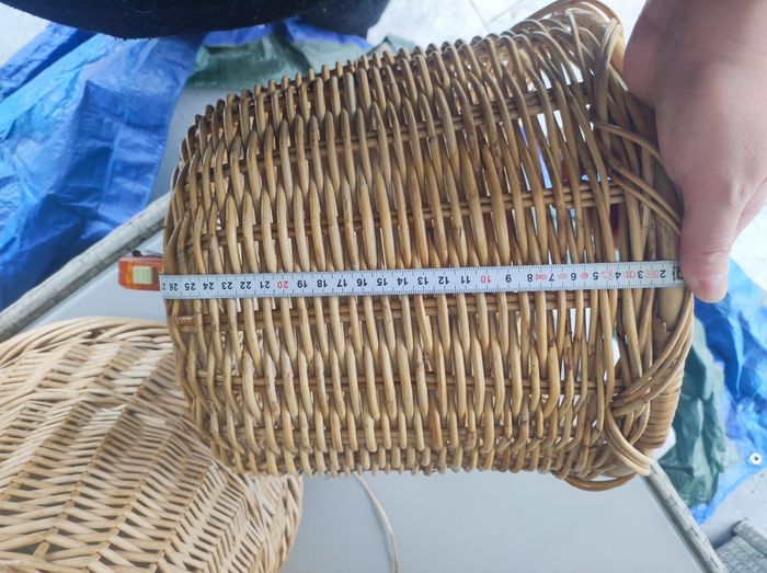 Deux paniers en osier - photo numéro 5