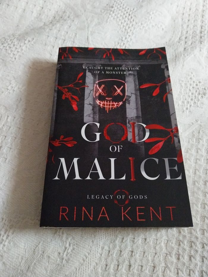 Roman Legacy of Gods tome 1 God of Malice Rina Kent Rinaverse Special Édition Killian