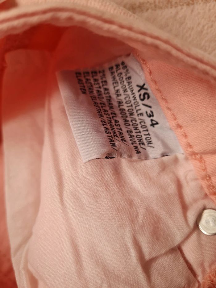 Pantalon rose poudré femme Taille 34 - photo numéro 3