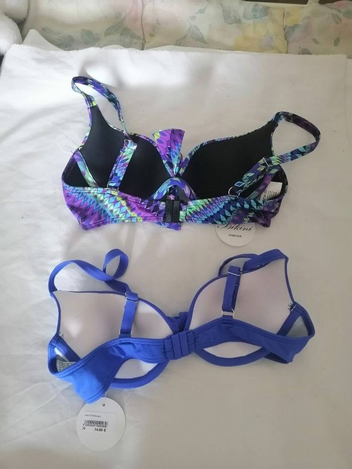 Lots de 2 haut de maillot de bain taille 36 - photo numéro 2