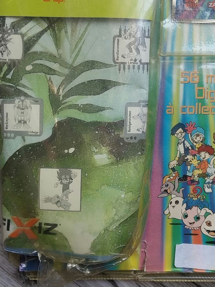 Digimon poster magnétique collection neuf et 12 magnets - photo numéro 9