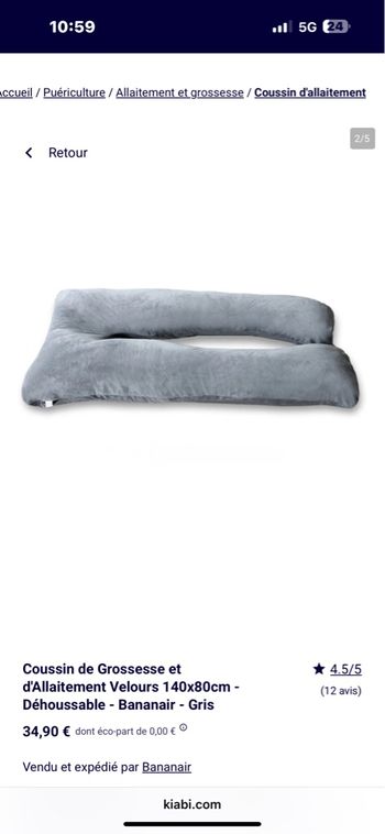 Coussin de grossesse