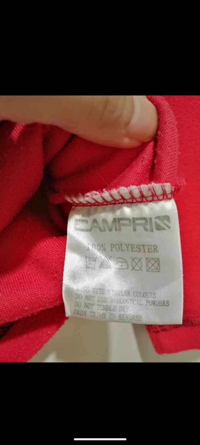 Sweat polaire Campris rouge. Taille 12 ans - photo numéro 8
