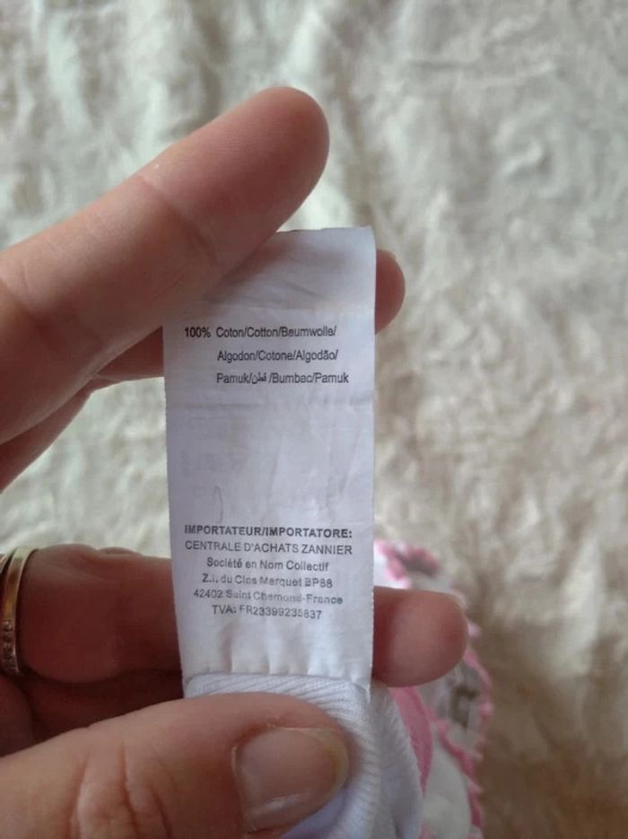 Body sans manche Fille 1 mois oiseau nœud Grain de blé 100% coton - photo numéro 7