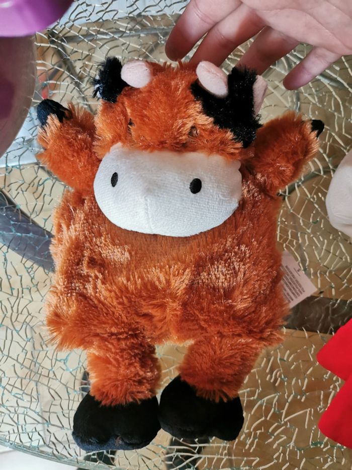 Doudou bouillotte vache