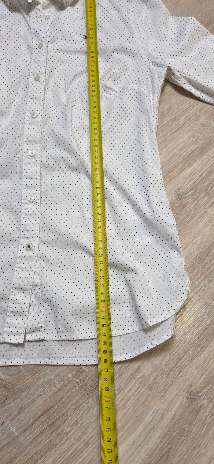 Chemise Blanche a pois Tommy Hilfiger taille 34 - photo numéro 6