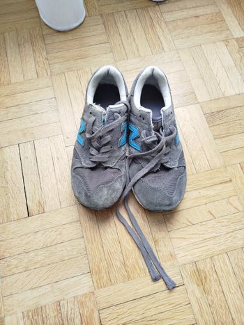 Baskets gris vert mixte pointure 32 new balance 