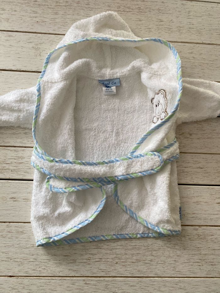 Neuf peignoir 0/9 mois sortie de bain bébé unisexe garçon ou fille - photo numéro 6