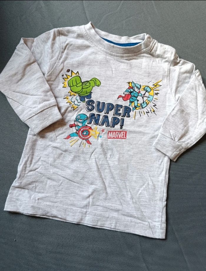 Pyjama coton super héros - photo numéro 3