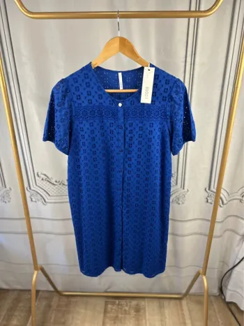 Robe ajourée I.code Bleu T.40 / L neuve