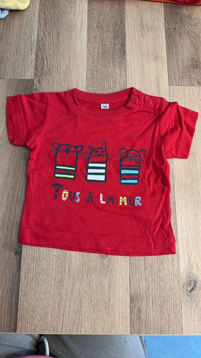 Tee-shirts garçon taille 3 mois