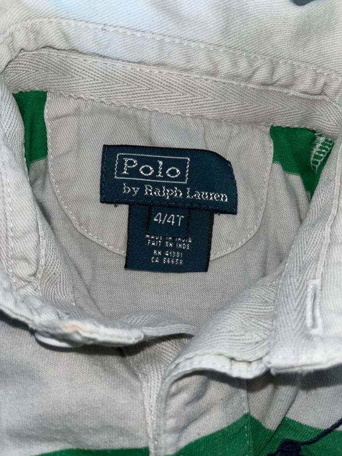 Polo rayé Ralph Lauren, taille 4 ans - photo numéro 4