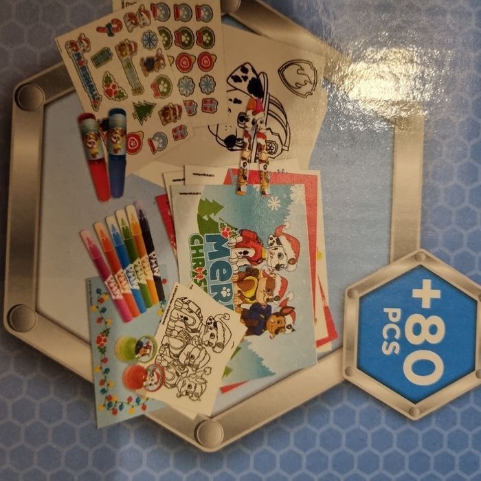 botte de Noël PAT PATROUILLE garnie coloriage 🎁 neuf 🎁 - photo numéro 5