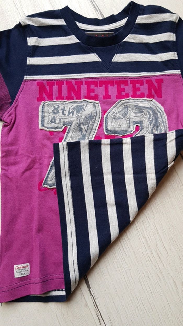 Superbe tee shirt catimini garçon 4ans neuf - photo numéro 5